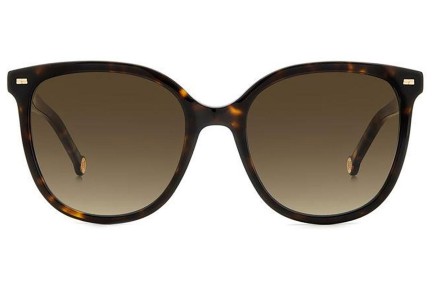 Sonnenbrille Carolina Herrera HER0136/S XLT/HA Rund Havanna