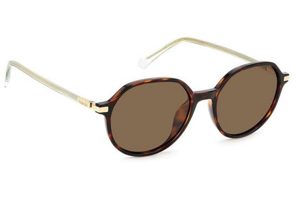 Sonnenbrille Polaroid PLD4149/G/S/X 086/SP Polarized Rund Havanna