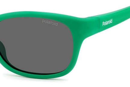 Sonnenbrille Polaroid Junior PLDK006/S 1ED/M9 Polarized Rechteck Grün