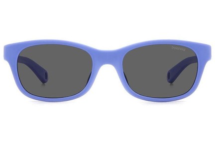 Sonnenbrille Polaroid Junior PLDK006/S 789/M9 Polarized Rechteck Lila