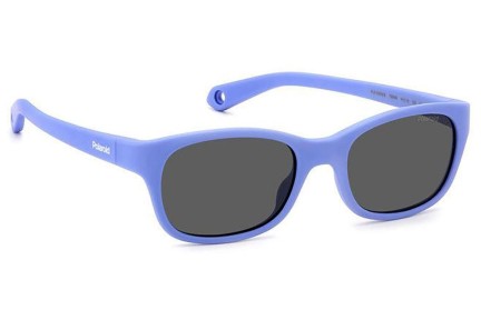 Sonnenbrille Polaroid Junior PLDK006/S 789/M9 Polarized Rechteck Lila