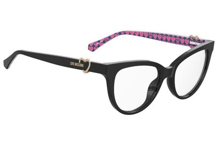 Glasses Love Moschino MOL609 807 Cat Eye Schwarz