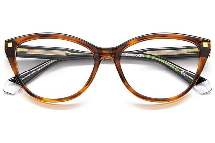 Glasses Polaroid PLDD493 086 Cat Eye Havanna