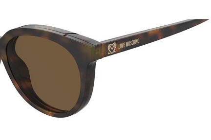 Brillen Love Moschino MOL058/CS 05L/70 Rund Havanna