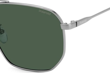 Sonnenbrille Polaroid PLD4141/G/S/X 6LB/UC Polarized Quadratisch Silber