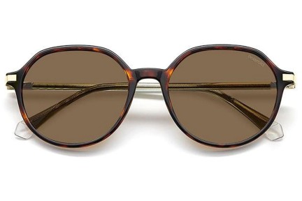 Sonnenbrille Polaroid PLD4149/G/S/X 086/SP Polarized Rund Havanna