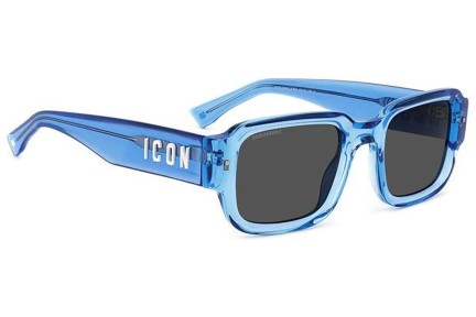 Sonnenbrille Dsquared2 ICON0009/S PJP/IR Rechteck Blau