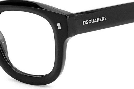 Glasses Dsquared2 D20091 284 Rund Schwarz