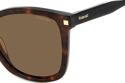 Sunglasses Polaroid PLD4151/S/X 086/SP Polarized Quadratisch Havanna