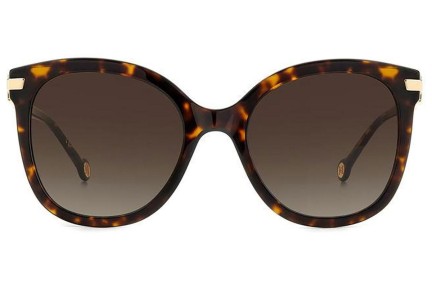 Sonnenbrille Carolina Herrera HER0134/S 086/HA Rund Havanna