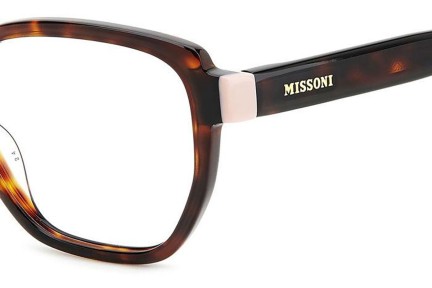 Glasses Missoni MIS0134 086 Quadratisch Havanna