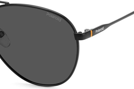 Sonnenbrille Polaroid PLD4142/G/S/X 807/M9 Polarized Pilot Schwarz