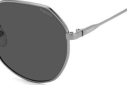 Sonnenbrille Polaroid PLD4140/G/S/X KB7/M9 Polarized Quadratisch Silber