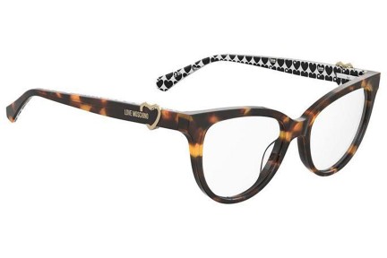 Glasses Love Moschino MOL609 05L Cat Eye Havanna