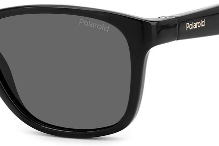 Sonnenbrille Polaroid Junior PLD8052/S 9HT/M9 Polarized Quadratisch Schwarz