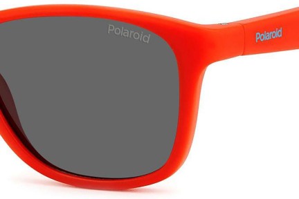 Sunglasses Polaroid Junior PLD8052/S IWK/M9 Polarized Quadratisch Rot