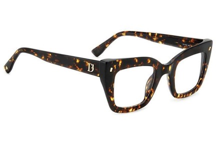 Glasses Dsquared2 D20099 086 Quadratisch Havanna