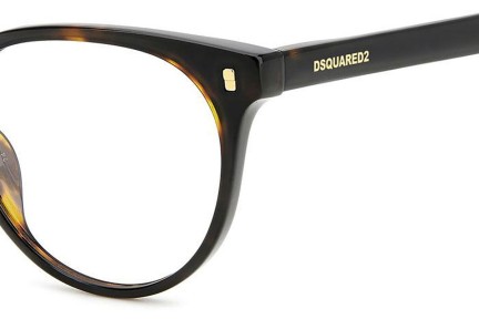 Brillen Dsquared2 D20082 086 Cat Eye Havanna