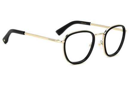 Glasses Dsquared2 D20076 807 Rund Schwarz