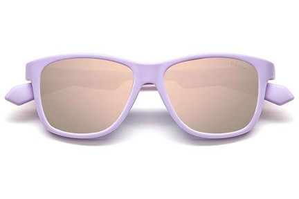 Sonnenbrille Polaroid Junior PLD8052/S QCK/JQ Polarized Quadratisch Lila