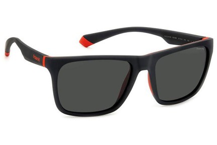 Sonnenbrille Polaroid PLD2141/S BLX/M9 Polarized Quadratisch Schwarz