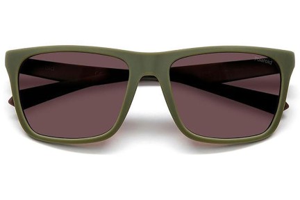 Sonnenbrille Polaroid PLD2141/S 0L9/KL Polarized Quadratisch Grün