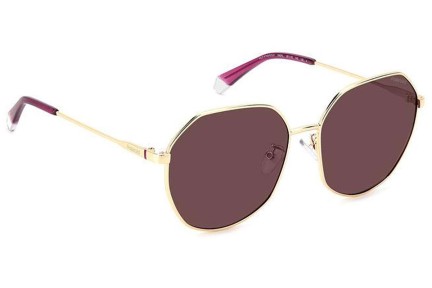 Sonnenbrille Polaroid PLD4140/G/S/X S9E/KL Polarized Quadratisch Gold