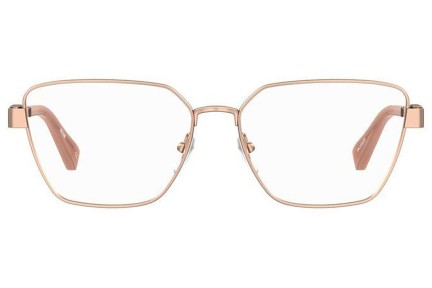 Glasses Moschino MOS620 DDB Quadratisch Gold