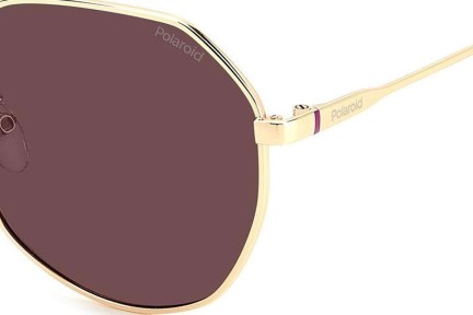 Sonnenbrille Polaroid PLD4140/G/S/X S9E/KL Polarized Quadratisch Gold