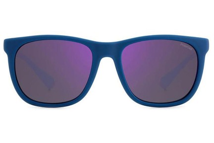 Sonnenbrille Polaroid PLD2140/S 802/MF Polarized Quadratisch Blau