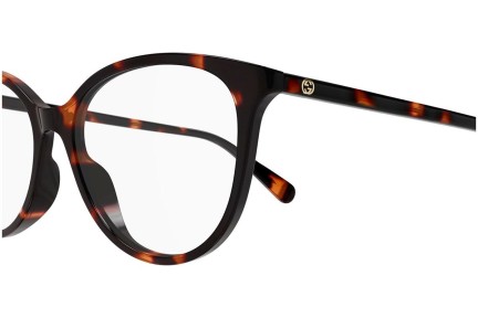 Glasses Gucci GG1359O 002 Rund Havanna