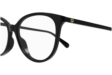 Glasses Gucci GG1359O 001 Rund Schwarz