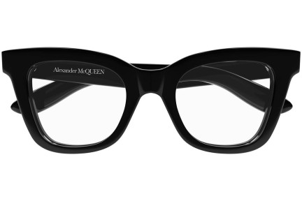 Glasses Alexander McQueen AM0394O 001 Quadratisch Schwarz