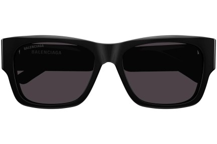 Sonnenbrille Balenciaga BB0262SA 001 Rechteck Schwarz