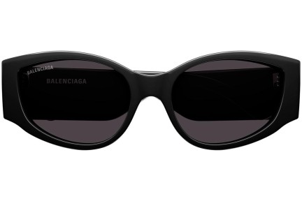 Sonnenbrille Balenciaga BB0258S 001 Rechteck Schwarz