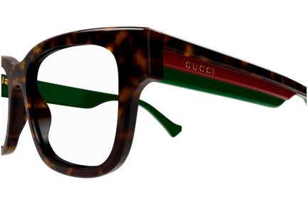 Brillen Gucci GG1303O 005 Rechteck Havanna