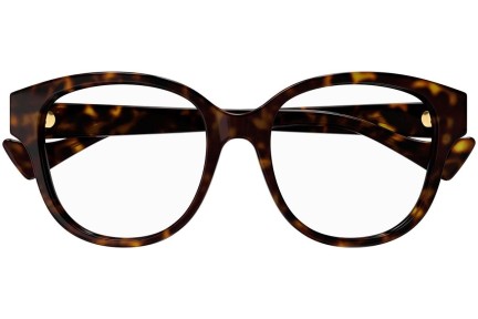 Glasses Gucci GG1260OA 002 Rund Havanna