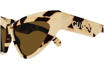 Sonnenbrille Gucci GG1294S 003 Cat Eye Havanna