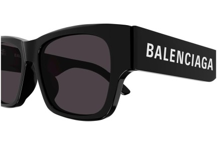 Sonnenbrille Balenciaga BB0262SA 001 Rechteck Schwarz