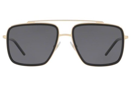 Sonnenbrille Dolce & Gabbana DG2220 02/81 Polarized Quadratisch Schwarz