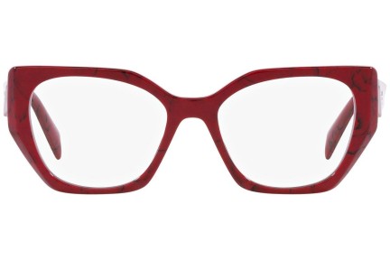 Glasses Prada PR18WV 15D1O1 Quadratisch Rot