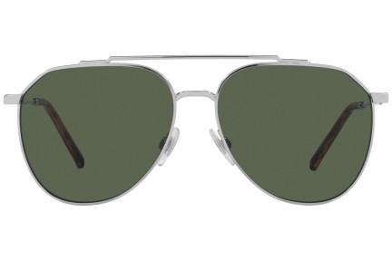 Sonnenbrille Dolce & Gabbana DG2296 05/9A Polarized Pilot Silber