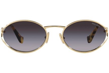 Sonnenbrille Miu Miu MU52YS ZVN5D1 Oval Gold