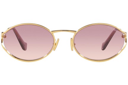 Sunglasses Miu Miu MU52YS 5AK06S Oval Gold