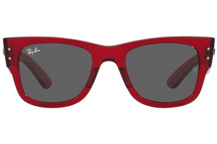 Sonnenbrille Ray-Ban Mega Wayfarer RB0840S 6679B1 Quadratisch Rot