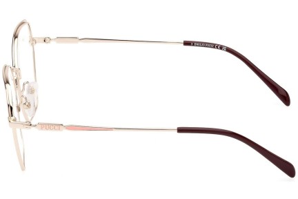 Glasses Emilio Pucci EP5222 32A Quadratisch Gold