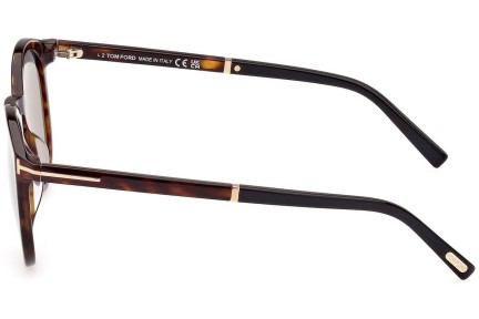 Sonnenbrille Tom Ford FT1021 52A Rund Havanna