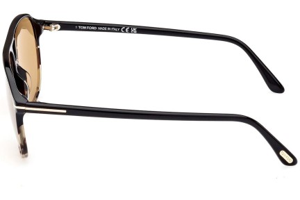 Sonnenbrille Tom Ford FT1026 05E Pilot Schwarz