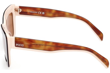 Sonnenbrille Emilio Pucci EP0202 53E Quadratisch Havanna