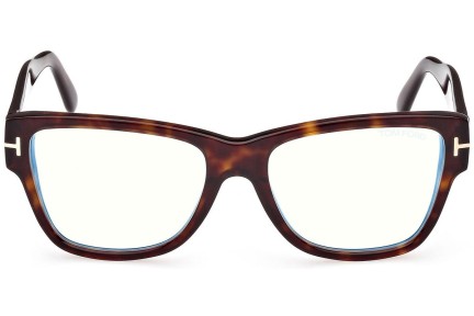 Glasses Tom Ford FT5878-B 052 Quadratisch Havanna